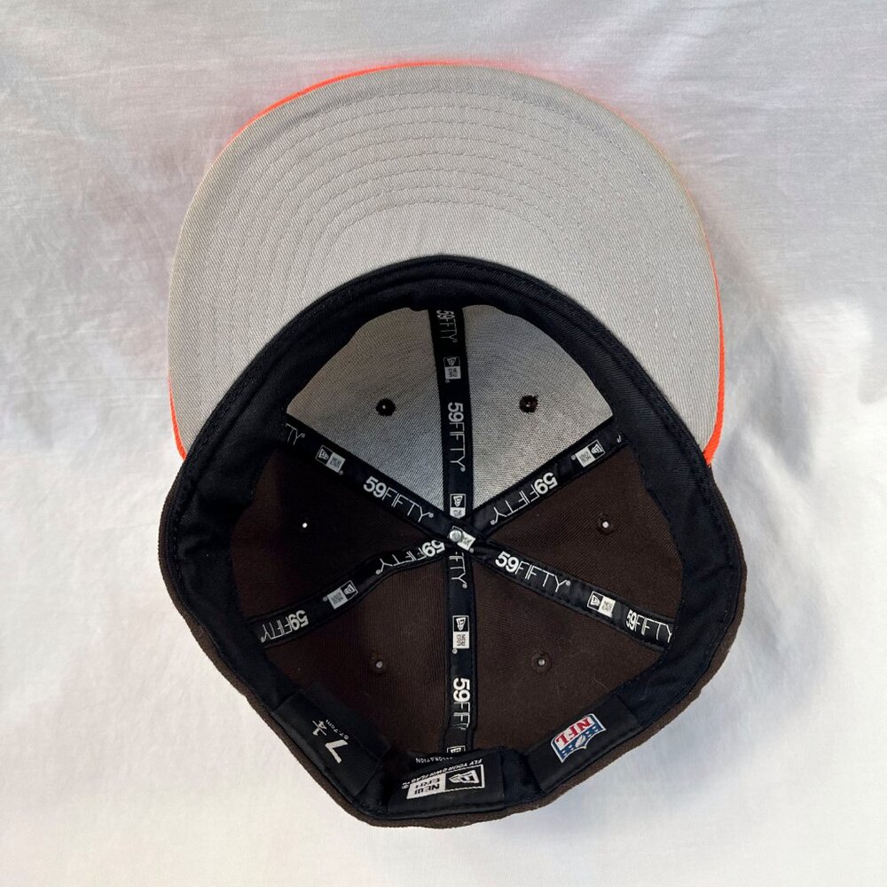 Cleveland Browns Hat - Size 7 1/4 - Picture 9 of 12